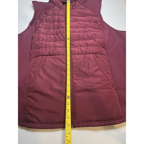 Tell Gear Men’s 3XL Burgandy Fleece Lined Full Zip Vest - Picture 8 of 9